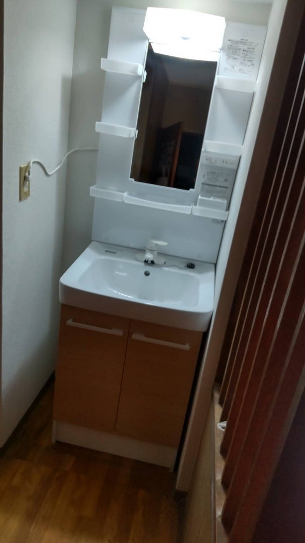洗面台 完了後