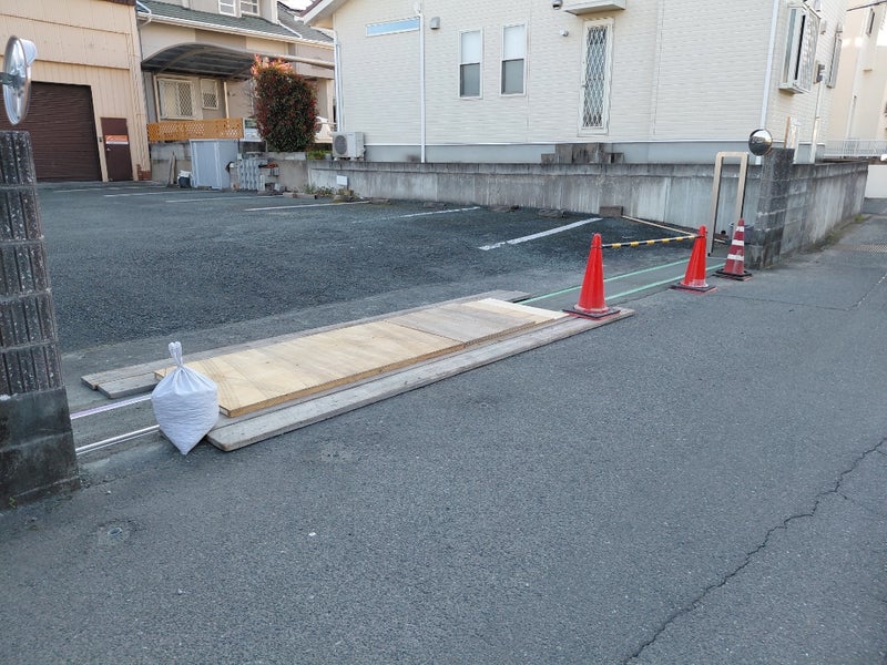 カーゲート着工中