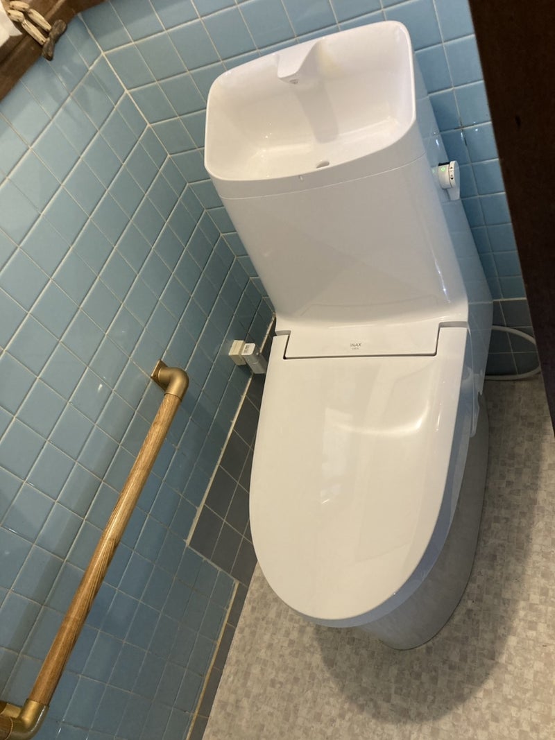 トイレ　着工後　ｱﾒｰｼﾞｭシャワートイレﾘﾄｲﾚ